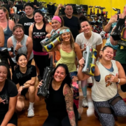 group of people working out
