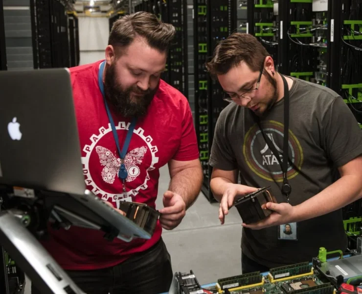 Meta data center employees in Papillion, Nebraska