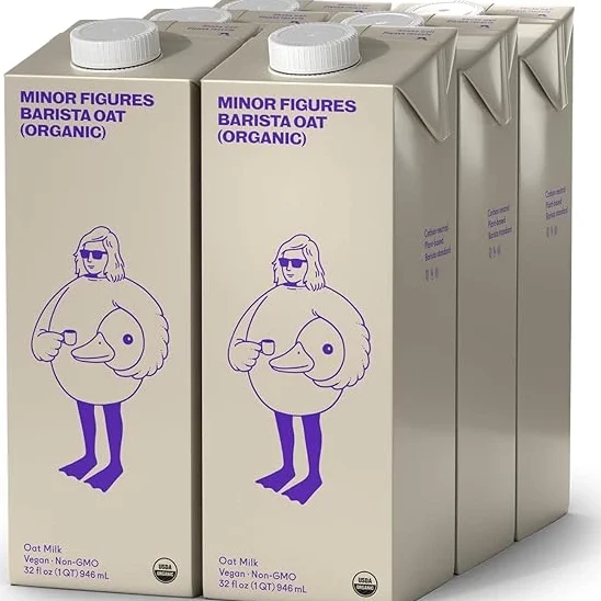 boxes of Minor Figures Barista Oat Milk