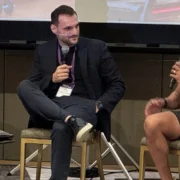Connected Fitness & Health Summit and Interactive Strength and Sportstech speakers on a stage
