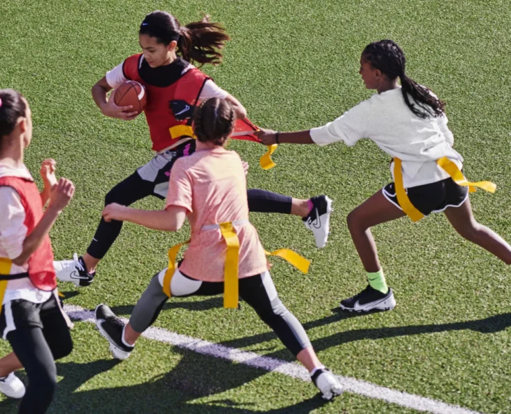 girls on a field/youth sports