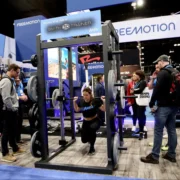 woman works out inside an Aktiv 3D machine