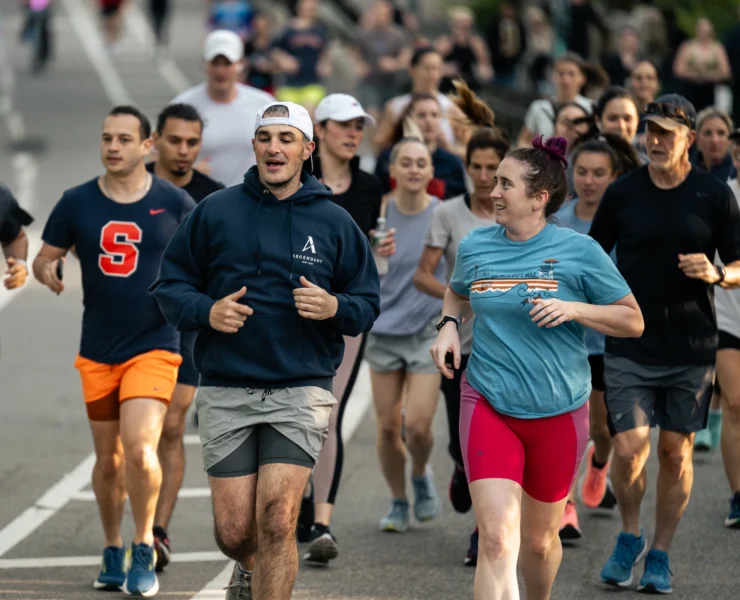 Zac Clark Bachelorette Reebok NYC Marathon