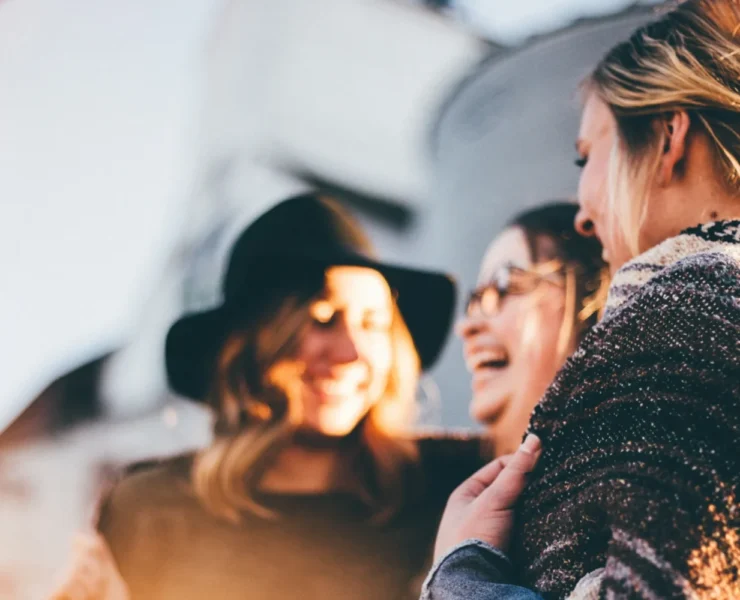 a group of women at a wellness retreat