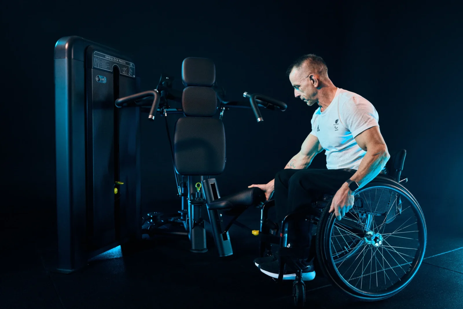 Man in wheelchair