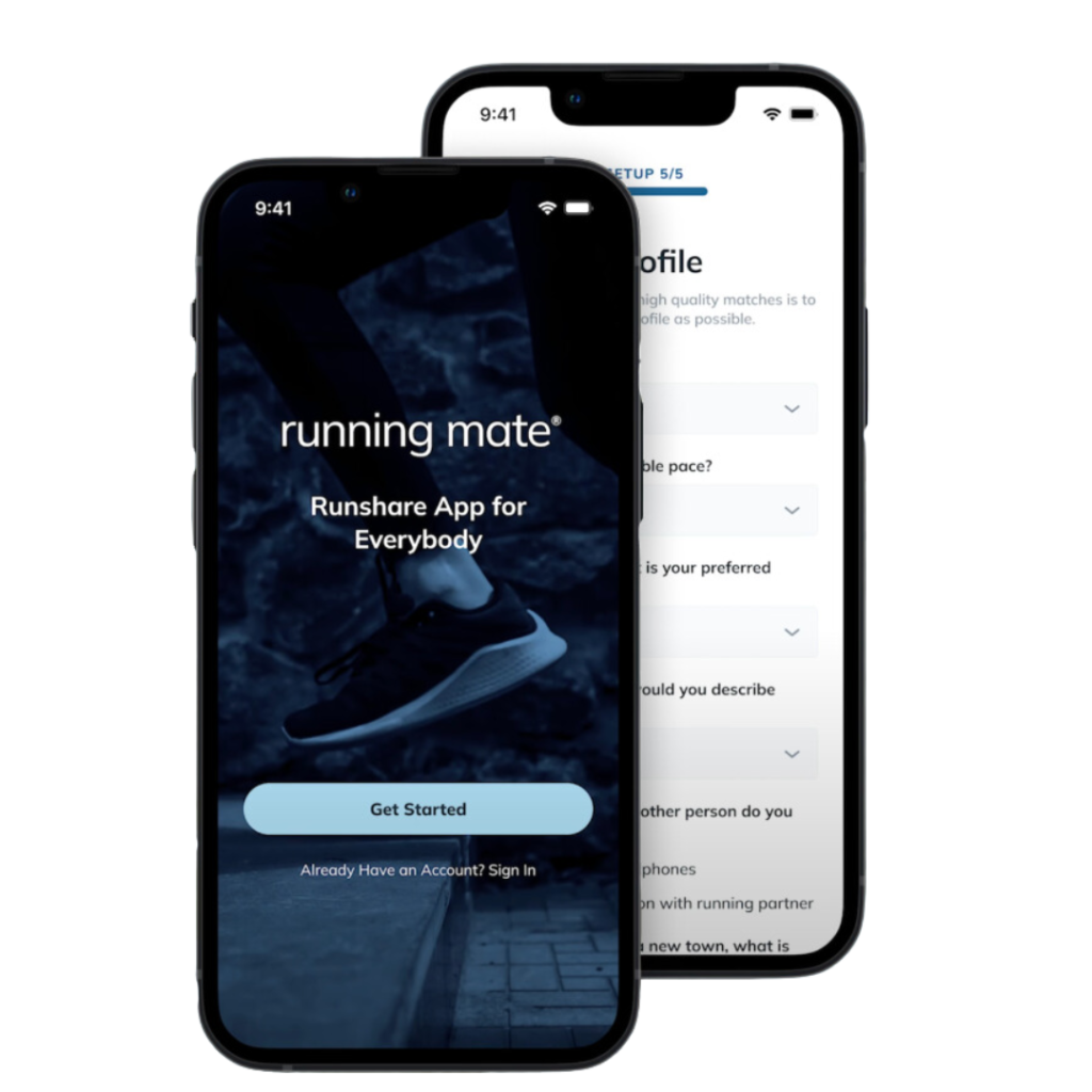 the Running Mate app