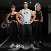 XO Fitness team, with Jimmy Taylor pictured in the middle.
